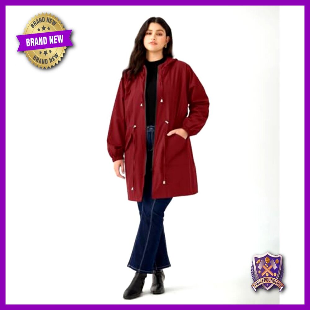 Lightweight Waterproof Rain Jacket Plus Size Tren… - image 4